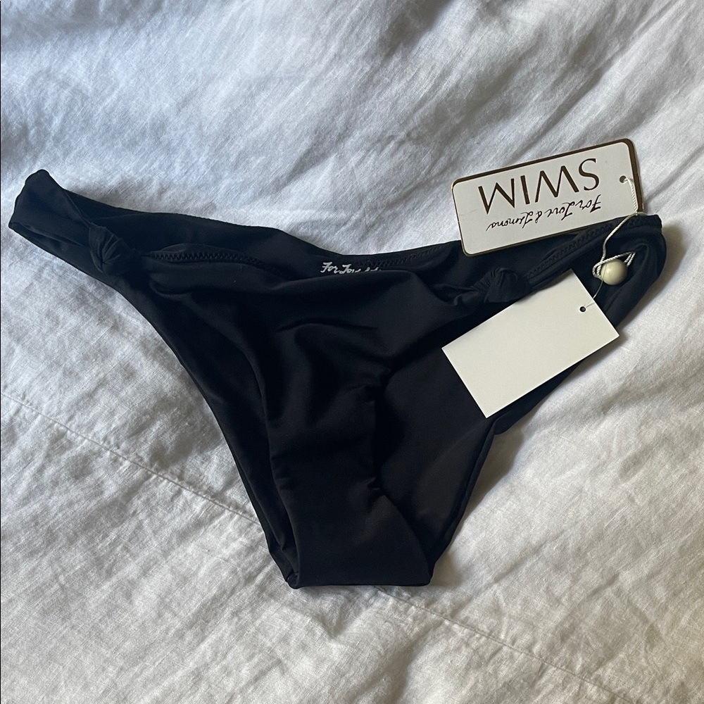 For Love And Lemons Black Bikini Bottoms